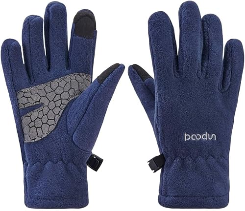 Arcweg Handschuhe Kinder Fleece Warm Laufhandschuhe Winter Gloves rutschfest Fahrradhandschuhe Touchscreen Winterhandschuhe Jungen Mädchen Fingerhandschuhe Sport Outdoor Camping Wa