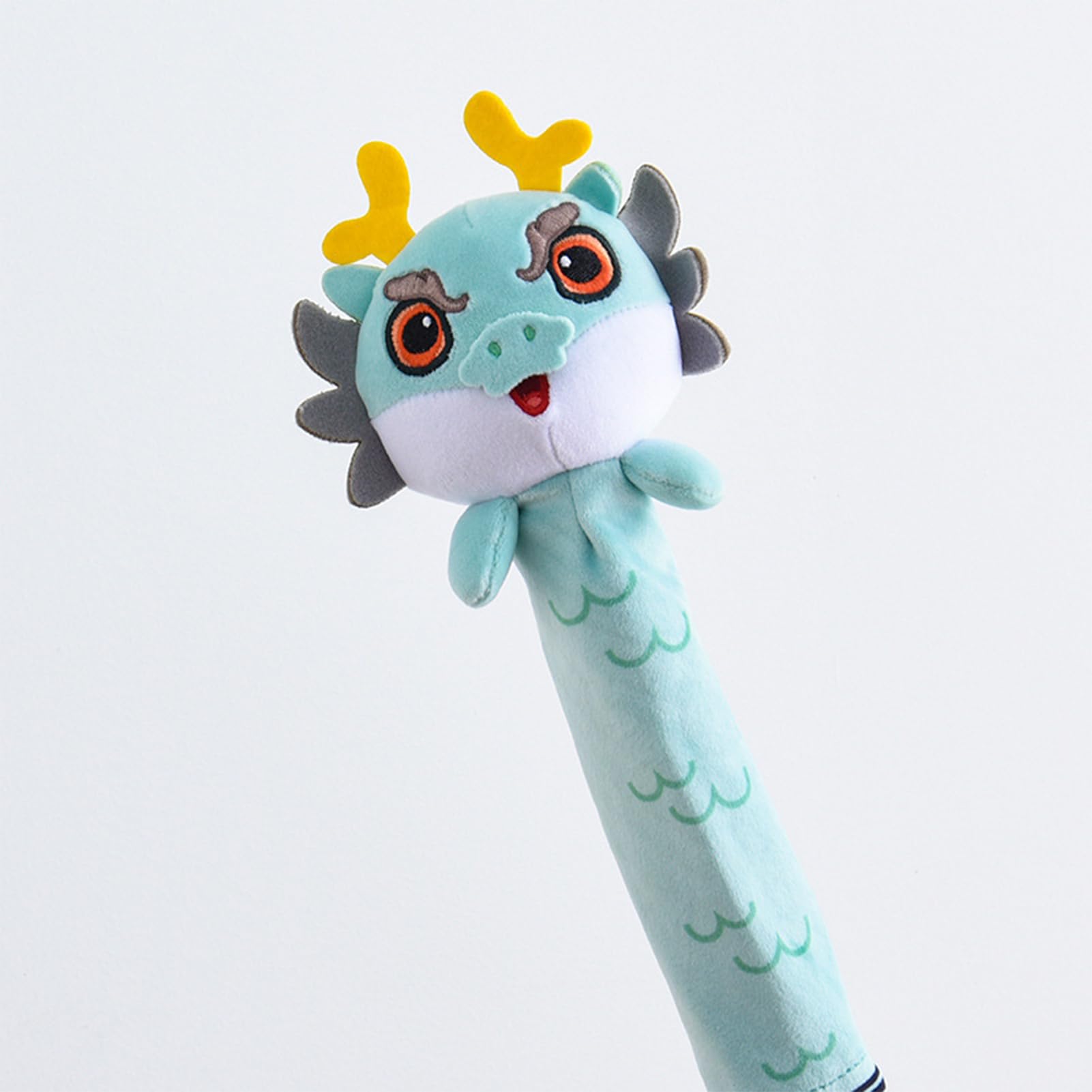 Manchon De Poignée De Raquette De Badminton – Housse De Poignée De Dessin Animé Dragon, Forme De Adorable, Protection Antidérapante Tricotée, Accessoire En Flanelle Robuste | Pratique Du Tennis