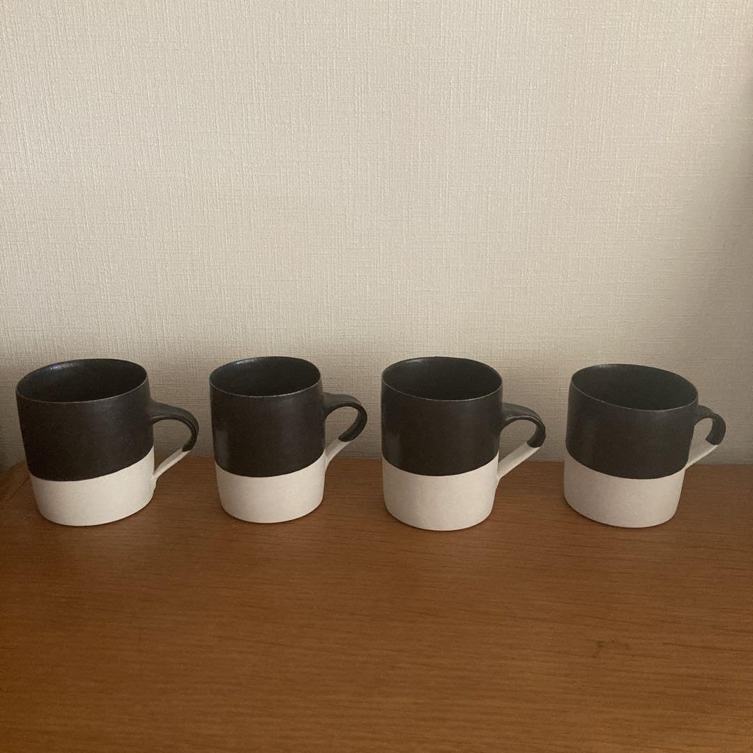 Amazon.co.jp: 吉田直嗣 バイカラー マグカップ 4客セット : ホーム