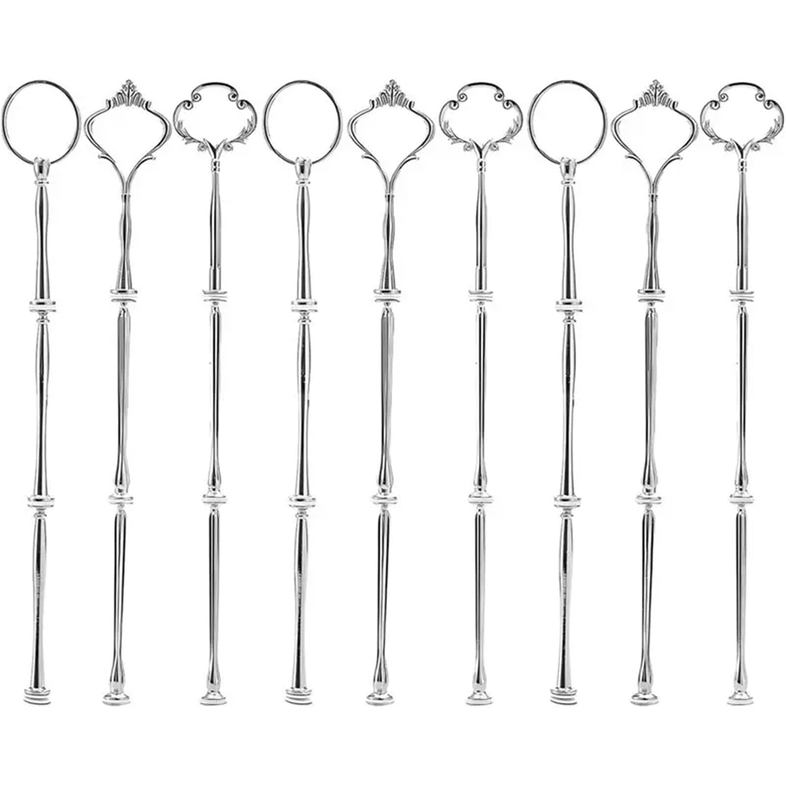 9 Pcs Tier Cupcake Stand Fittings, Cake Hardware & Dessert Serving Trays