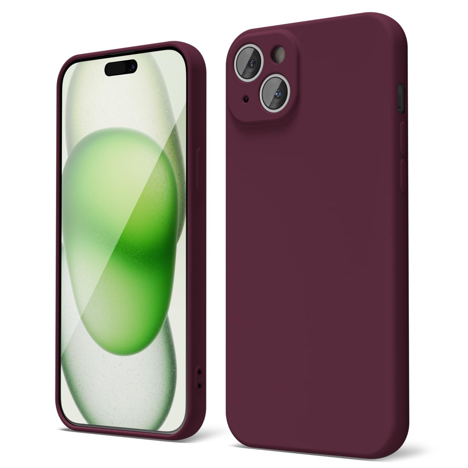 oakxco for iPhone 16 Pro Max Case Liquid Silicone, Soft Rubber Gel Elegant Aesthetic Basic Simple Cover, Cute Thin Slim TPU Matte Solid Color Plain Smooth Case for Women Girl, Light Pink — view 1134