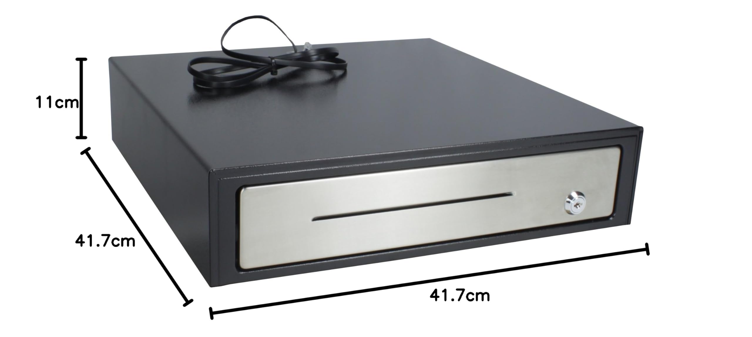 Kassenschublade KA-410 RJ11 elektrische Öffnung 12V/24V 9 Münzfächer 4 Scheinfächer