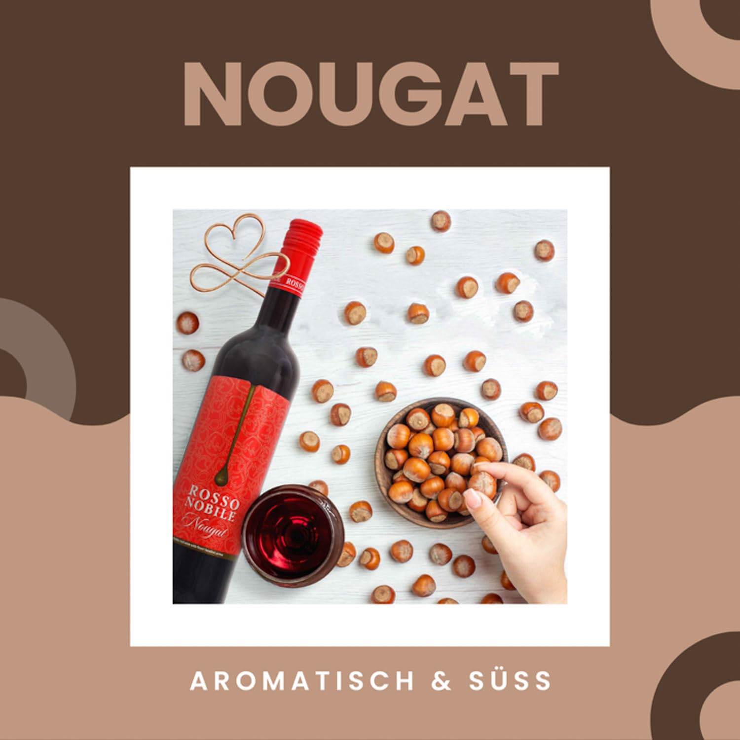 Weinpaket 'Verführerische Vielfalt' | 6 x 0,75 L Set Rosso Nobile | Vanille, Schokolade, Kirsche, Nougat, Marzipan, Espresso
