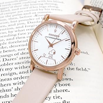 Amazon.co.jp: [famileyell] ファミリエール スヌーピー 腕時計 天然