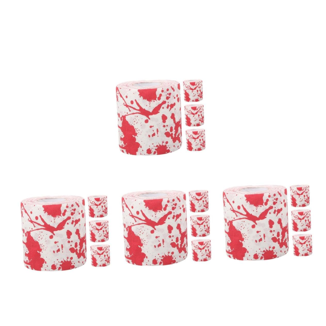 Papier toilette Halloween main sanglante Healvian pour deco de salle de bain