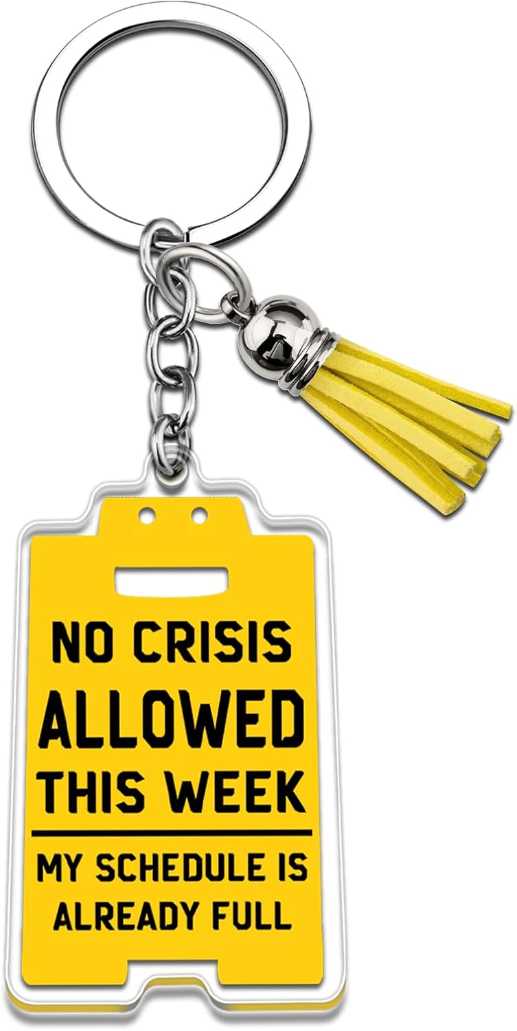 Chaos Coordinator Gifts for Women Work Keychain Funny Office Gifts for Coworkers Administrative Professional Day Gift for Manager Supervisor Boss Funny Office Decor Birthday Christmas Gift