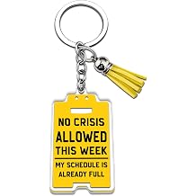 Chaos Coordinator Gifts for Women Work Keychain Office Gifts for Coworkers