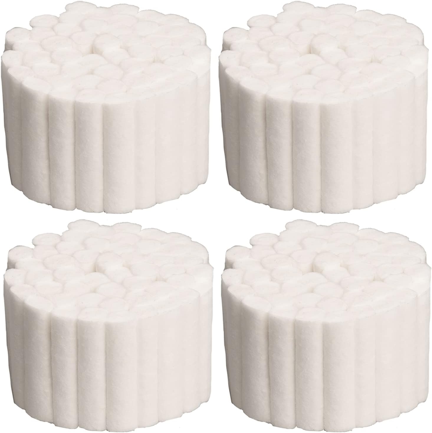 NAUZE 4 Pieces Dental Cotton Gauge Rolls Cotton Nose Nasal Plugs Dental High Absorbent Cotton