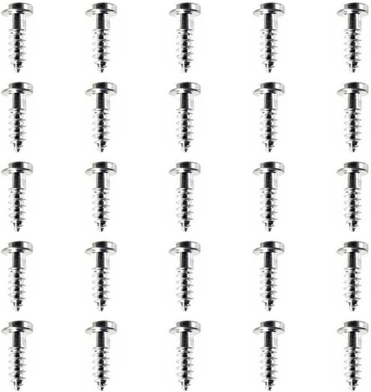 (25) #4 x 3/8" Exterior Trim | Reveal Molding Clip Retainer | Repair Stud Screw Kit | (FITS: Classic GM Chevrolet, Buick, Oldsmobile, Pontiac, Cadillac, GMC A, B, C, D, E, F, G, H, J, X, Y Body)