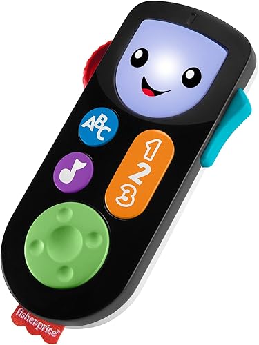 Miniatura 5 de Fisher-Price Juguete para bebé con control de videojuegos de simulación con luces de música y canciones de aprendizaje y ríe y aprende a remitir y
