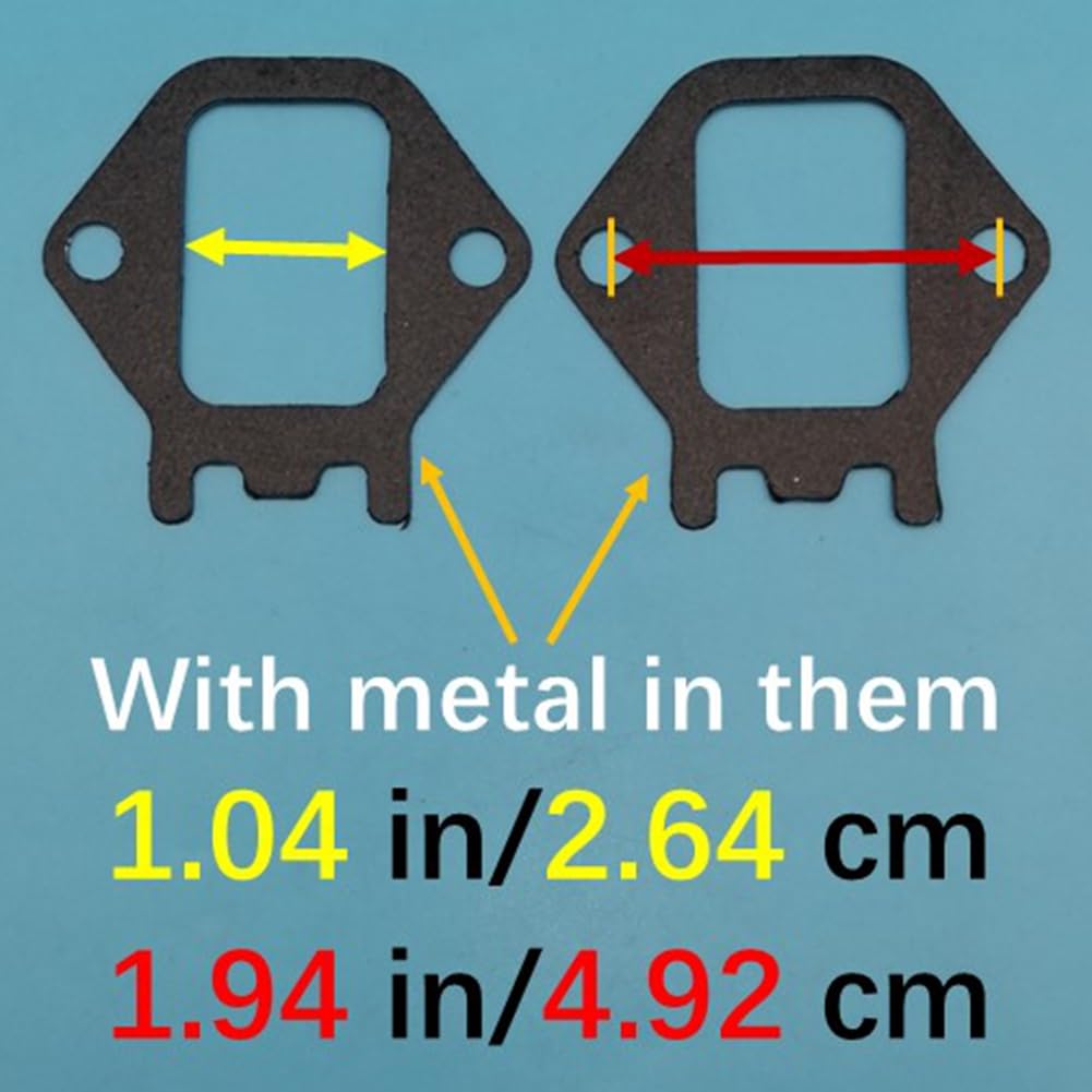Head Rocker Case Valve Cover Manifold Exhaust Muffler Gasket for Kawasaki FR600V FS481V FS541V FS600V Engine Mower 11004-7027 11061-7083 11061-1285 11061-0877 11061-7089 11060-7016 Z1049