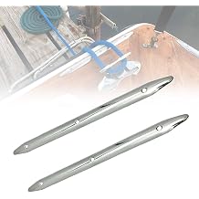Stainless Steel Rub Strake - Line Rub Strakes Protection for Boat Yacht RV Accessories, 2 Pcs