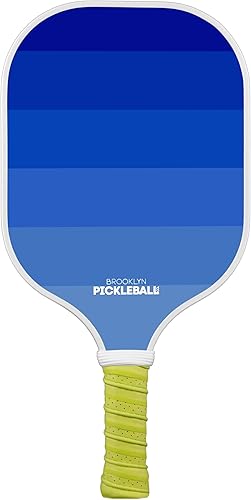 Miniatura 8 de Brooklyn Pickleball Co Paleta de pickleball  Fibra de carbono grafito  Núcleo de panal  Agarre cómodo antideslizante acanalado  Individual  Raquetas