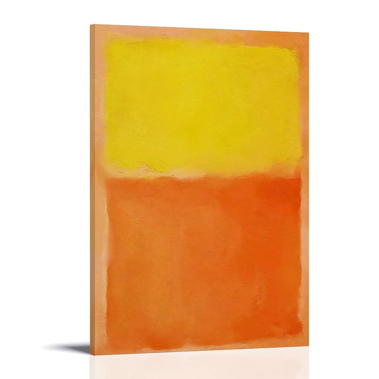Impression sur toile jaune pour réchauffer une décoration de salon trop blanche - 8