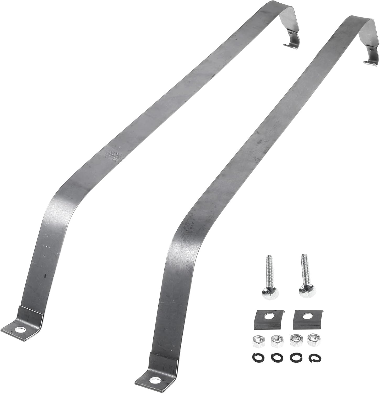 A-Premium Fuel Tank Straps Compatible with Chevrolet Bel Air One-Fifty Series Two-Ten Series 1955-1957 L6 3.8L V8 4.3L 4.6L 2-PC Set