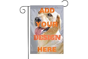Personalized Double Sided Outdoor Flag Custom Garden Flag Adds Your Personal Touch...