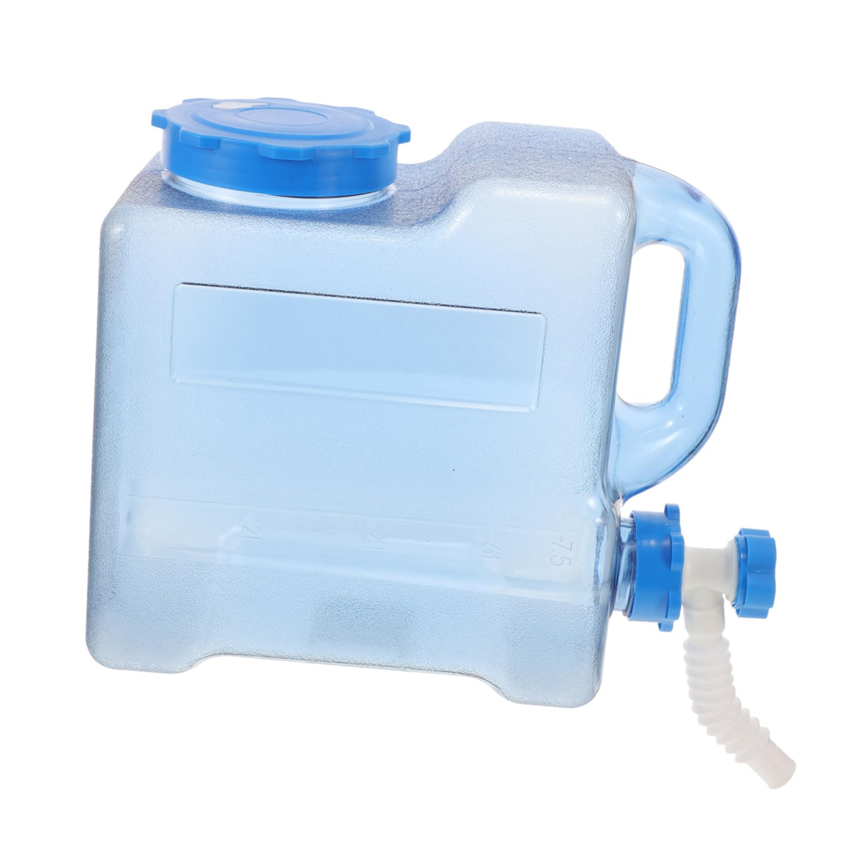 Toyvian Camping Wasserkanister mit Hahn 7,5 Liter Tragbarer Wasserbehälter aus Langlebigem Bpa Freiem Kunststoff für Outdoor Auto und Wandern