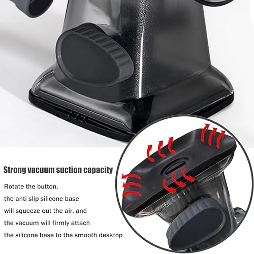 Miniatura 6 de Rallador rotativo de queso con mango de mano redondo mandolina cortador de verduras, zanahoria, triturador de nueces con 3 cuchillas de tambor de