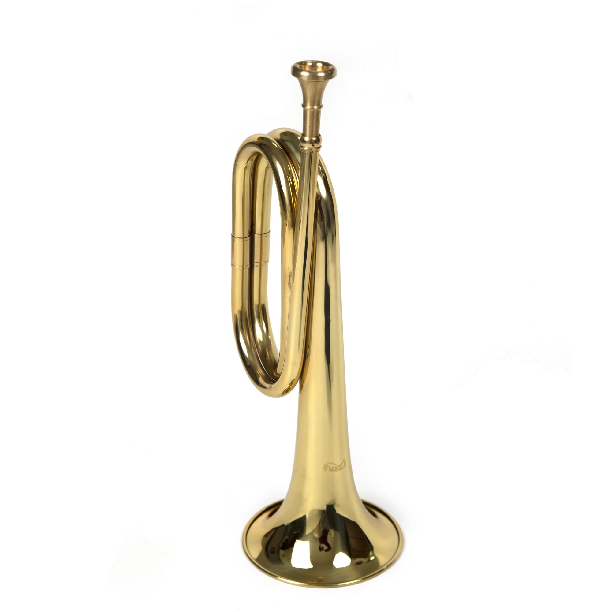 Messing Militär Trompete Kavallerie Signalhorn Orchester Goldfarbe (goldene Farbe - Version 3)