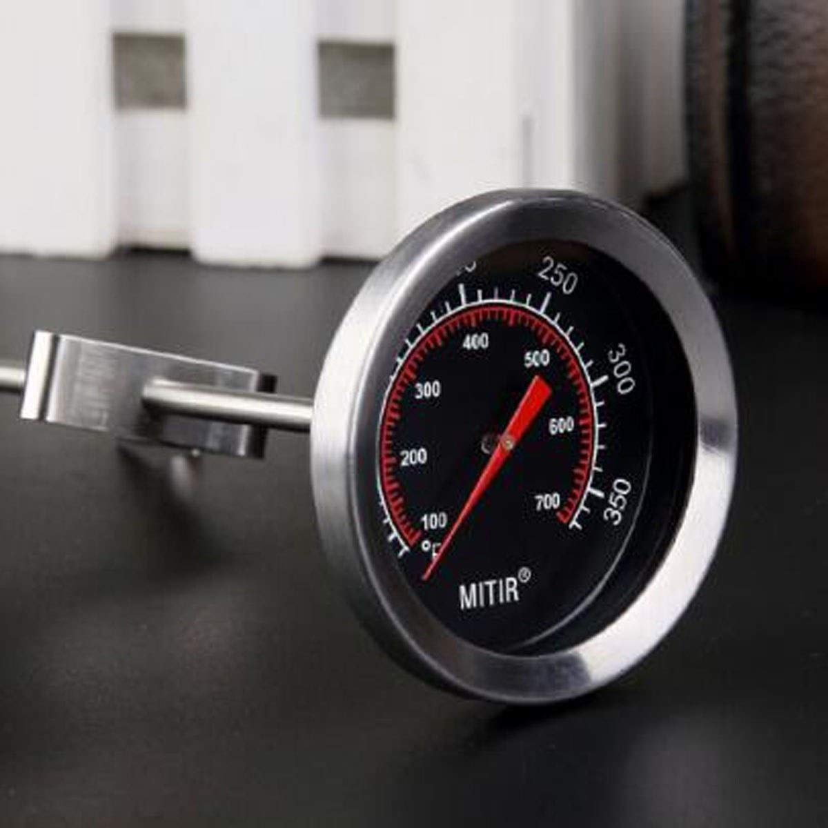 XINGYU Thermometer Ölthermometer Bratenthermometer Lebensmittel Backen Küche Wassertemperaturanzeige Lebensmittel Milchtemperatur Öltemperaturanzeige, Schwarz, Weiß Sehr nützliche Hau
