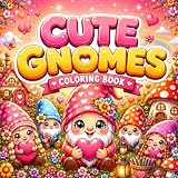 Cute Gnomes coloring book: Adorable Gnome Coloring Book – Over 30 Whimsical Pages for Relaxation and Creative Fun