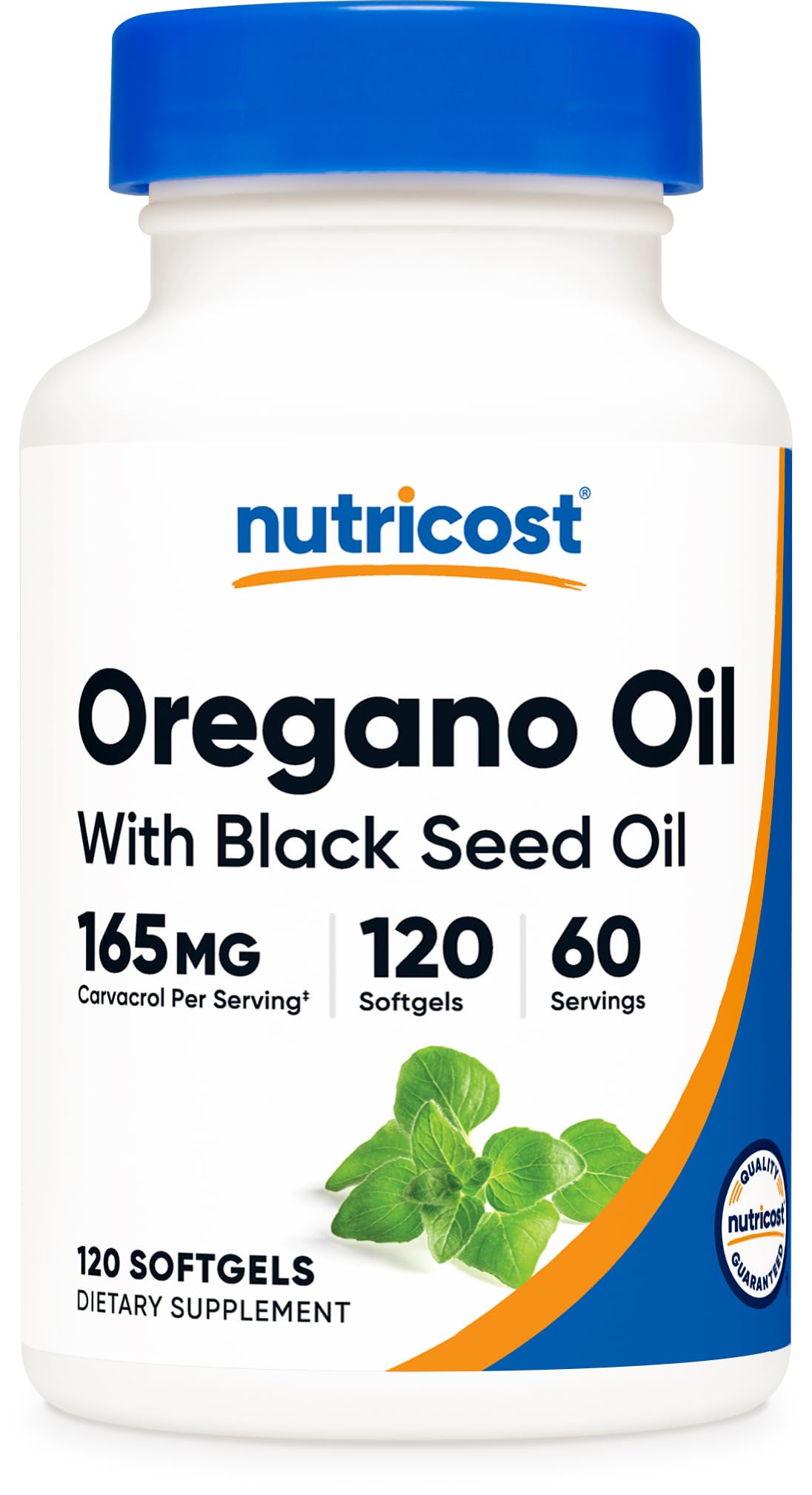 Nutricost Oregano Oil Supplement 120 Softgels for 60 Servings Per Bottle