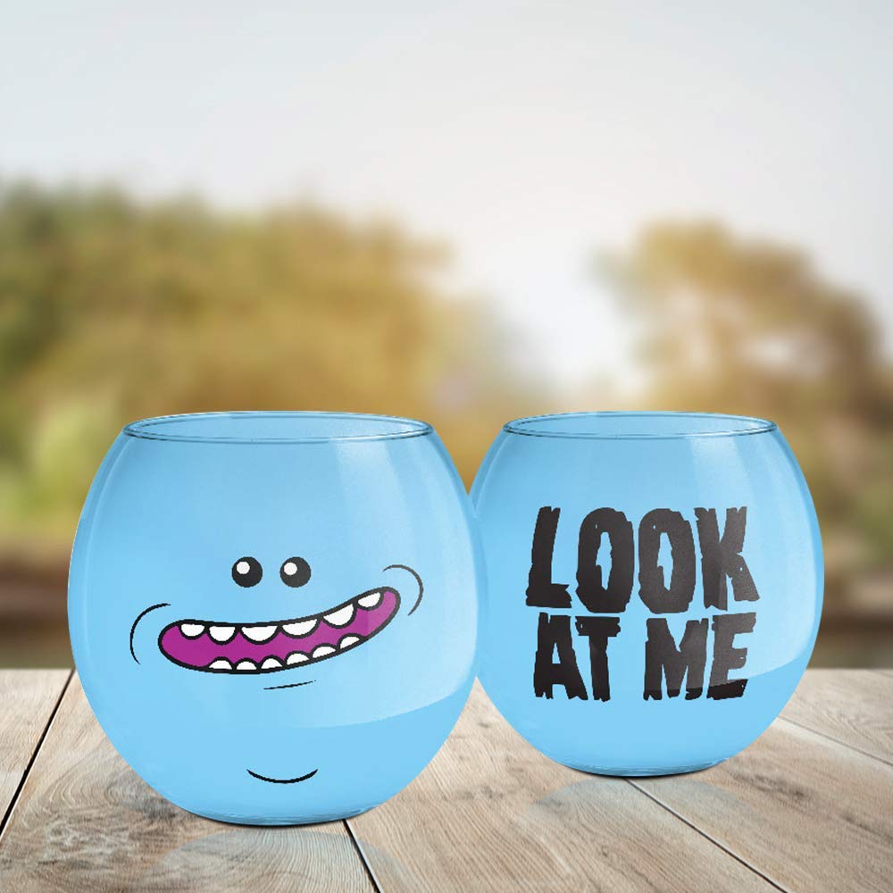 JUST FUNKY Rick and Morty 1.5oz Meeseeks Mini Glass set of 4