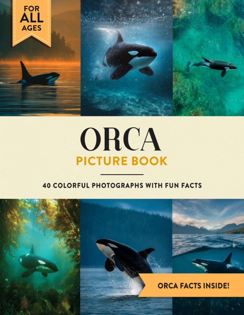 Orca Picture Book: Learn All About Orcas with Fun Photos and Orca Facts for Kids & Adults
