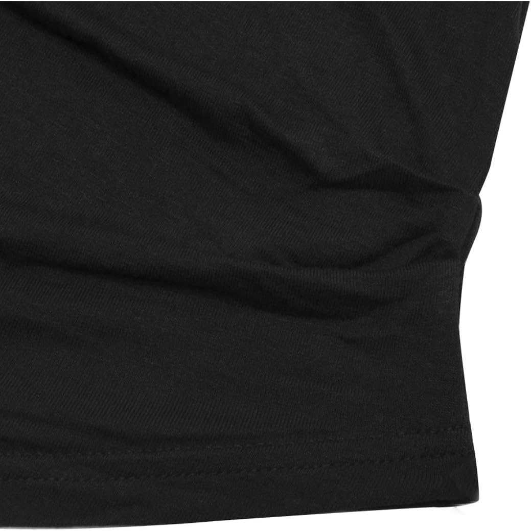 RANPHEE Womens Summer Cold Shoulder Tops Casual Scoop Neck Loose Fit T Shirt - Image 5