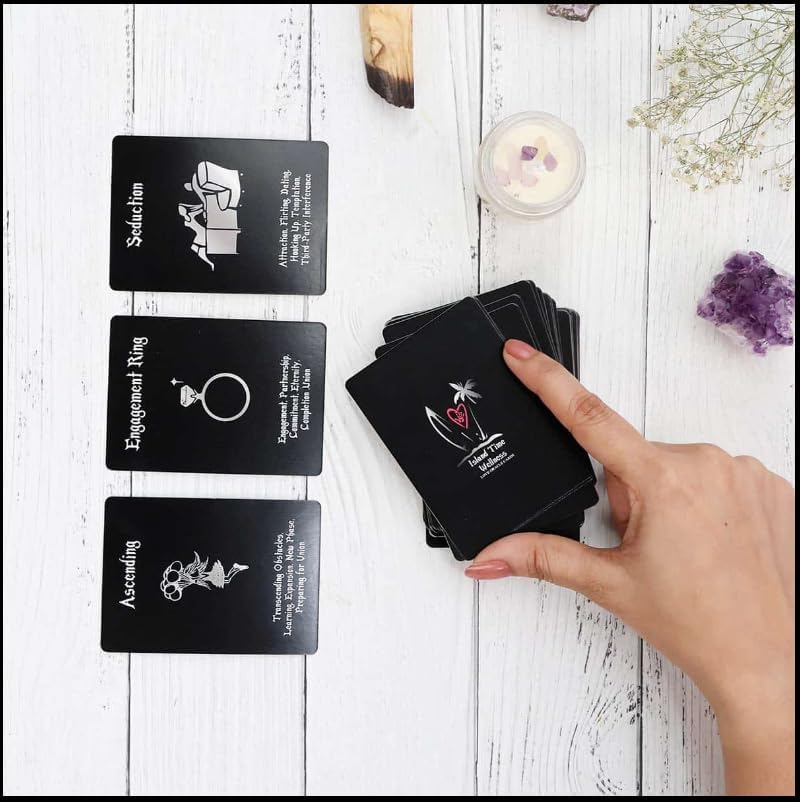 Image of DUNGRANI ENTERPRISE Love Oracle Card, 54-Card Deck Oracle Cards Used for Fortune-Telling and Predicting The Future, Table Card Games Suitable for Parties