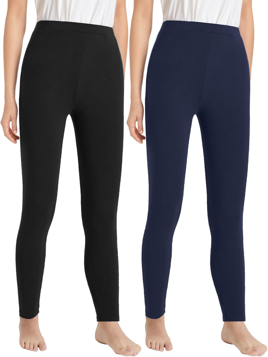 Latuza Women's Petite Thermal Leggings Petite Length Base Layer Bottoms