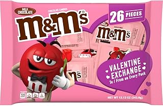 Milk Chocolate Fun Size Valentine Chocolate Candy, 12.13 oz Bag
