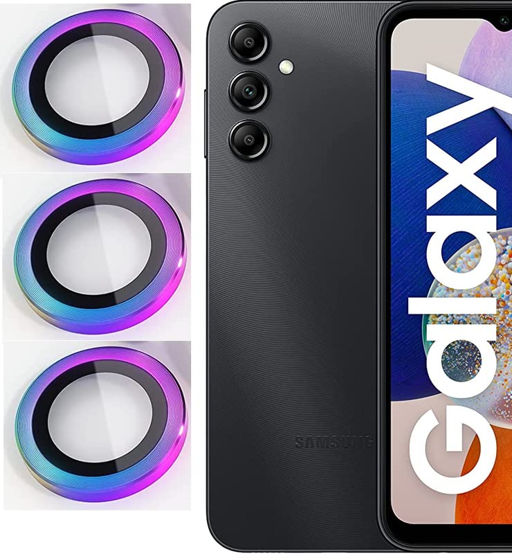 CoverGallery for HQ+ Samsung Galaxy A14 5G Rambo Camera Ring Lens Protector Protector Back Camera Lens Screen Protector 3D Anti Shock/Anti-Scratch/Clear/Camera Tempered Glass 3 PIECE IN (Pack of 1) (B0C71MRCQJ) Amazon Price History, Amazon Price Tracker