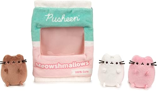 Miniatura 5 de Gund Christmas Snackable Pusheen - Paquete de felpa de 5 piezas chocolate caliente de 10 pulgadas y bolsa de mini malvaviscos