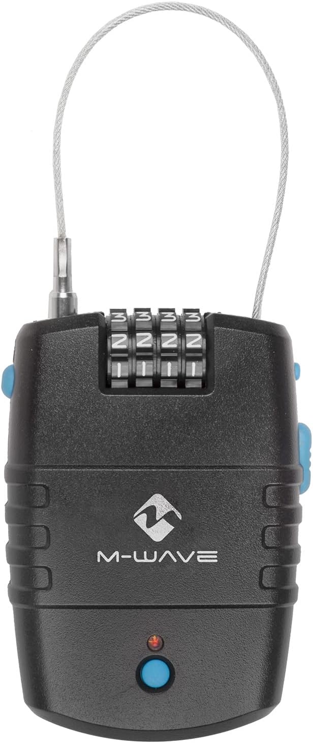 M-Wave Lock'n'roll Alarm alarm lock, black, one size
