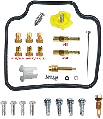 Carburetor Repair Rebuild Set w/Float & Air Cut Off Valve fit for Honda CX500C Carburetor Repair Rebuild Set w/Float & Air Cut Off Valve fit for Honda CX500C
