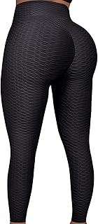 Women's Scrunch Bums Leggings Gym, High Waist Anti Cellulite Waffle Honeycomb Leggings Butt Lifting Workout Sports Yoga Pants