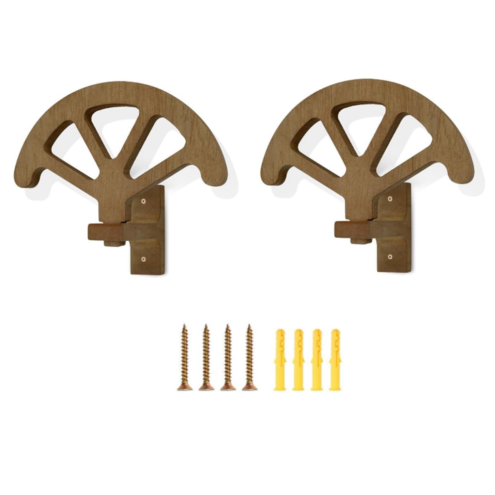 Hndhbfgrt Wooden Wall Mounted Denim Hat Rack(2 Sets), Adjustable Shape Retention Hat Display Rack