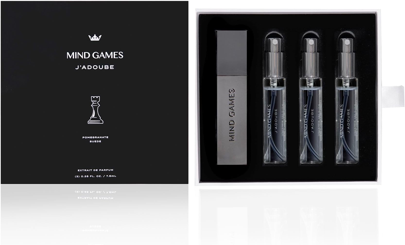 - J'adoube Travel Trio - Luxury Fragrance for Women & Men - Mini Perfume Set for Travel - Designer Fragrance with Notes of Patchouli & Ambrostar - Perfume Gift Set - 7.5mL