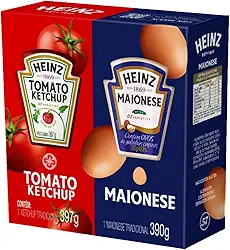 Heinz Pack Ketchup 397G + Maionese 390G