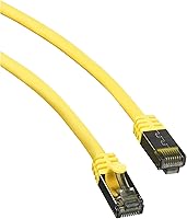 Vista 3 de Nippon Labs Cable Ethernet Cat8 60CAT8-0.5-26RD Cat8 de 0.5 pies Serie Slim - Rojo 2GHz, 40G, S/FTP - Cable de conexión blindado 40Gbps 2000Mhz