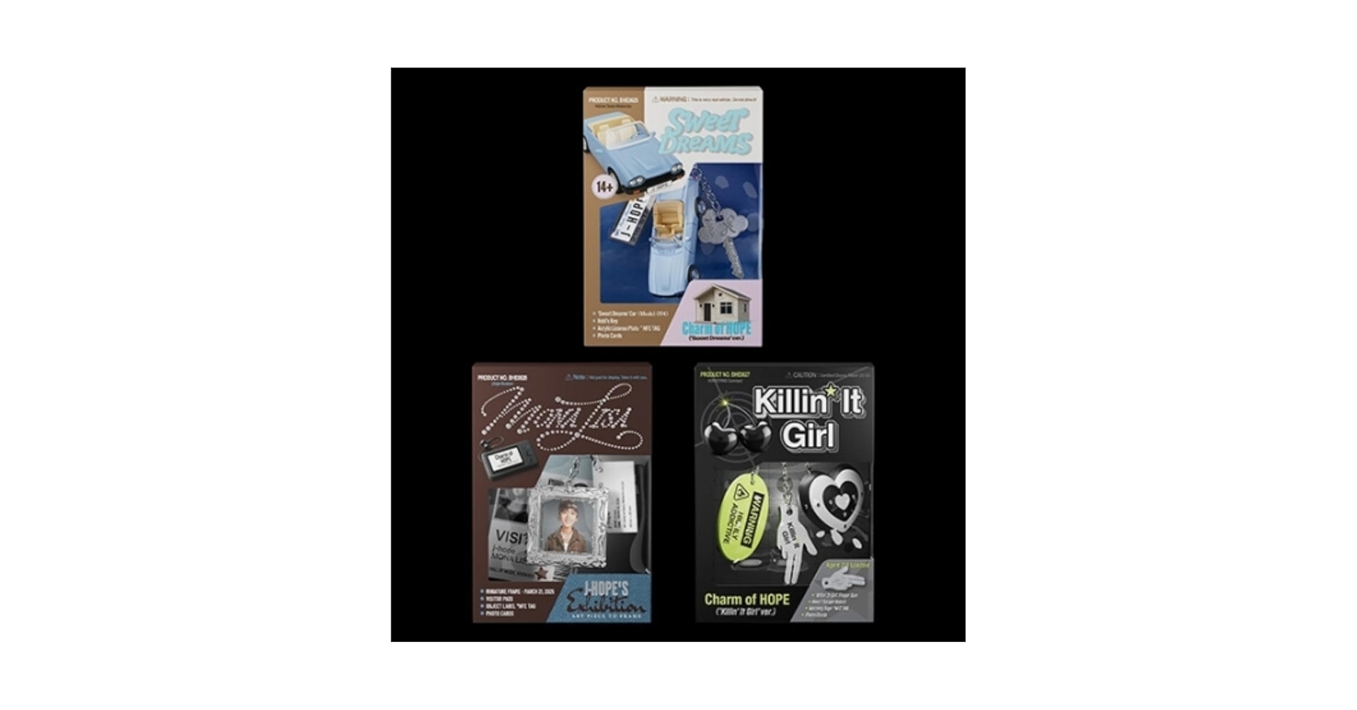 J-HOPE, J-HOPE, J-HOPE - J-HOPE - CHARM OF HOPE. 3 VER SET