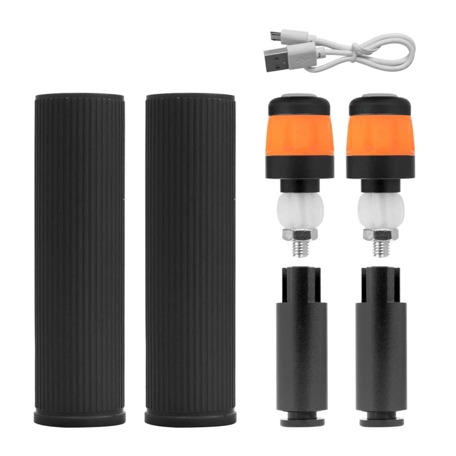 Manicotto di prolunga for manubrio Indicatori di direzione antiscivolo Luci a LED Impugnature for parti di scooter elettrici for Se-gway Max G30 G30D/E/LP
