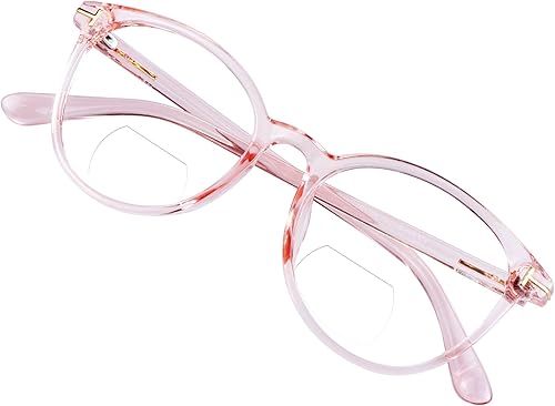 VisionGlobal Lentes de lectura bifocales con bloqueo de luz azul para hombres y mujeres, elegantes lectores de computadora ovalados retro disponible en Yaxa Colombia