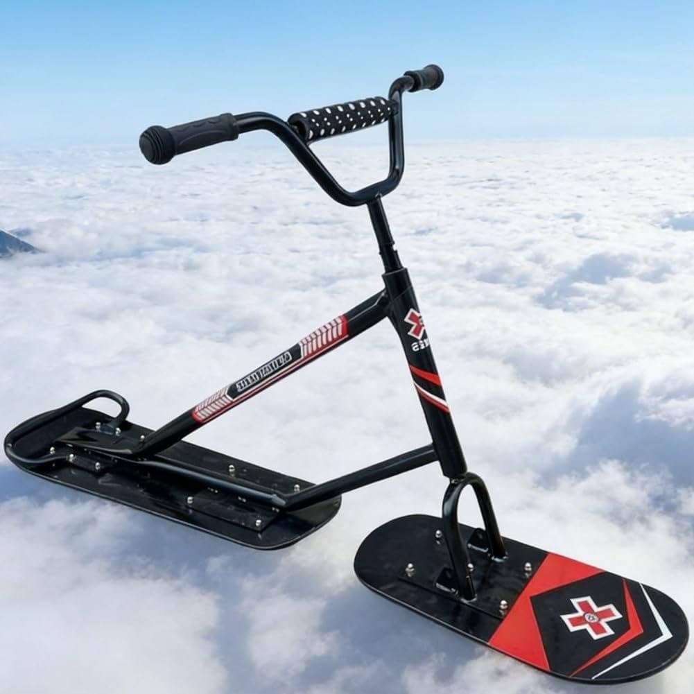 Slitta da neve aggiornata con rotazione a 360° e carico di 150 kg / 330lbs, elica di neve professionale per tutti i terreni per adulti e ragazzi, sicura, resistente, leggera e divertente avventure