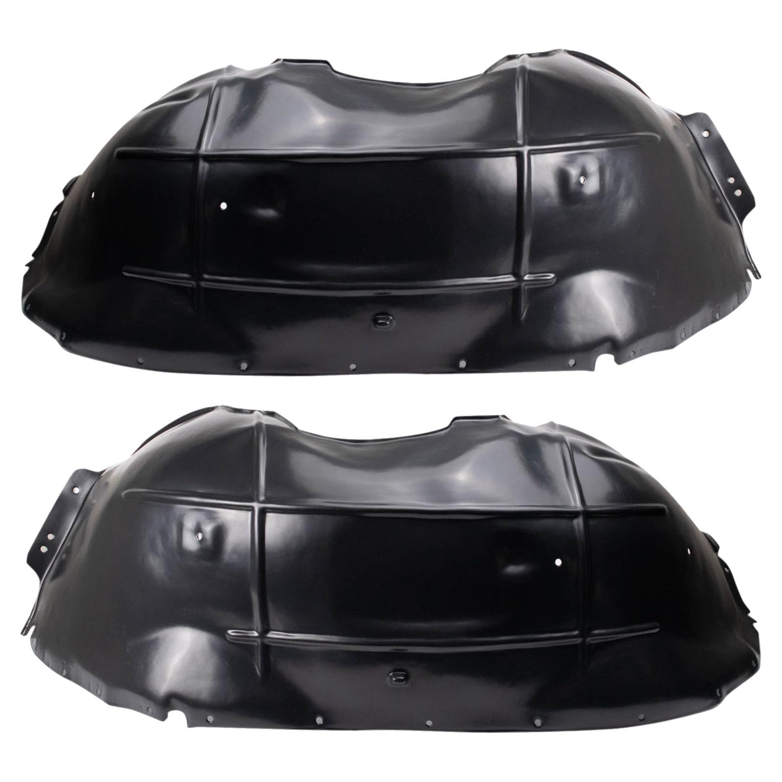 TRQ Front Driver and Passenger Side Inner Fender Liner Set