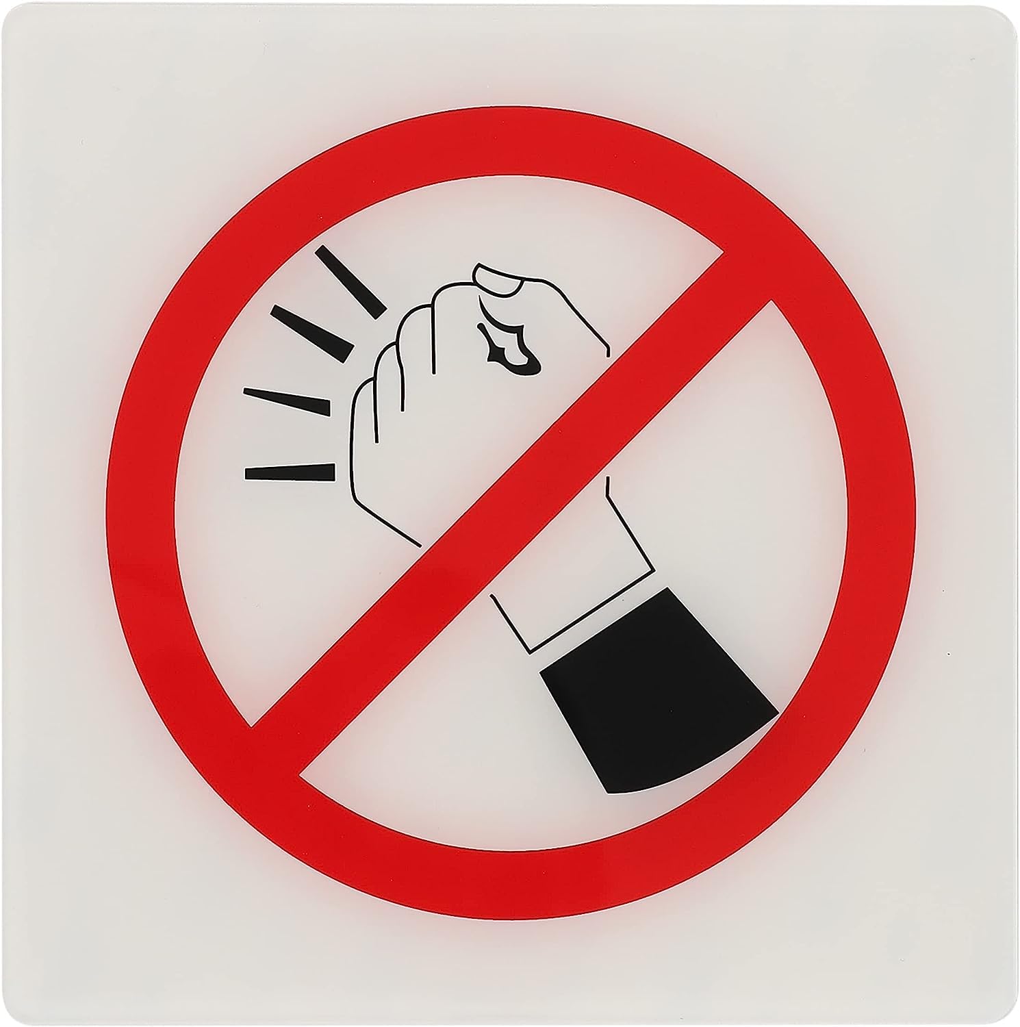 Amazon.co.jp: ノックしないでください ノック禁止 ステッカー