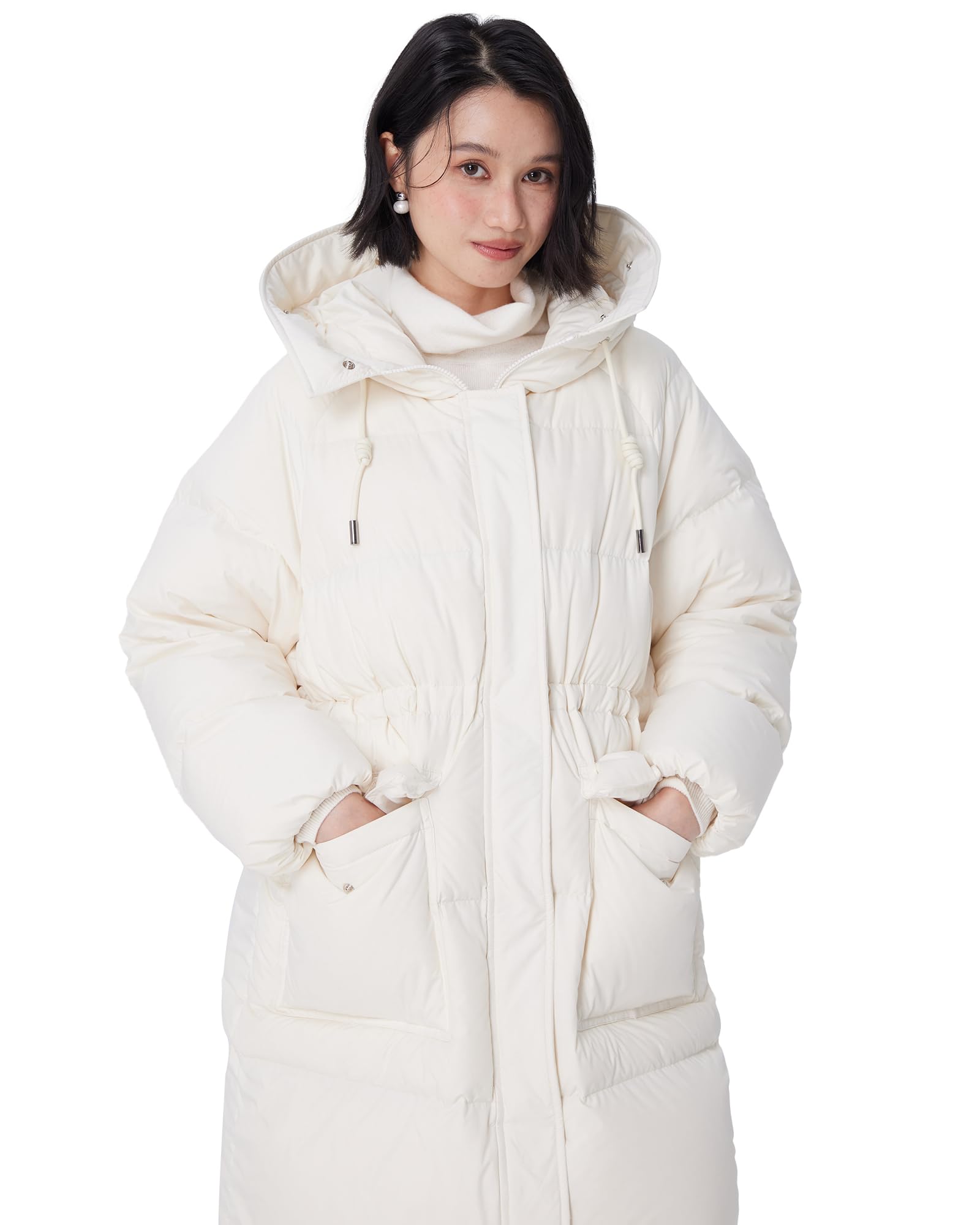 Amazon.co.jp: [Umo] ロングコート レディース 冬 ダウンコート