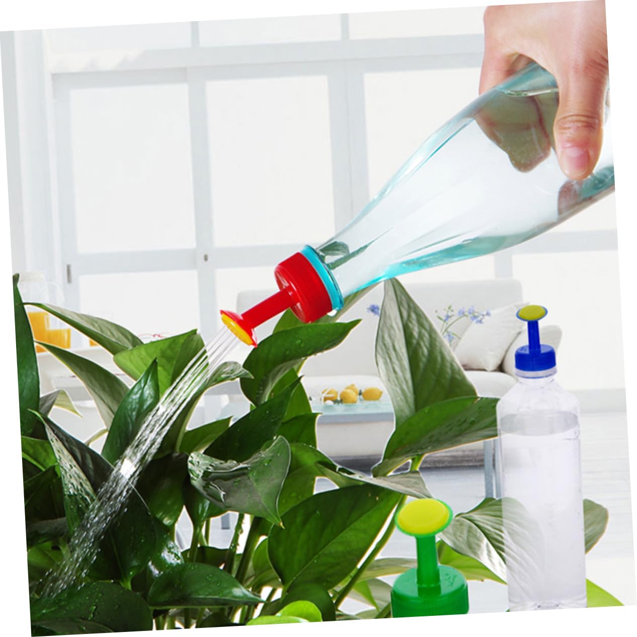 ibasenice Lightweight PVC Sprinkler Nozzles 10 Pieces for Uniform Watering Easy to Store