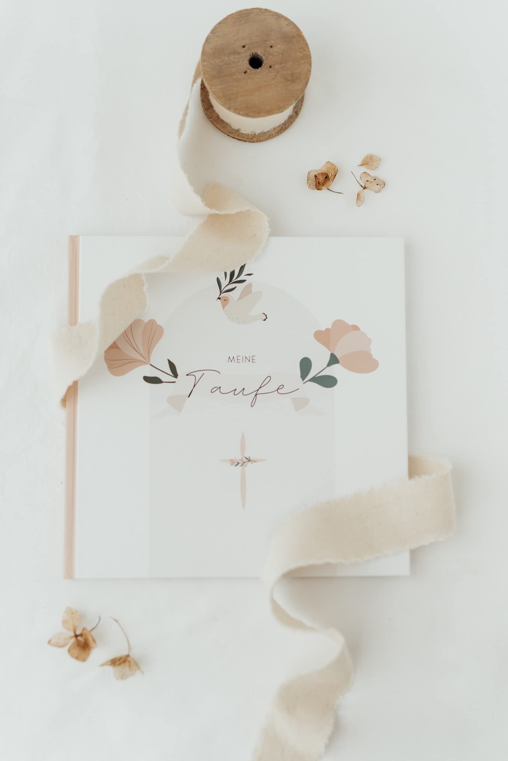 HIMMEL.HERZ.PAPIER® Guest Book Christening Girl, Christening Book Girl, Photo Album Christening Album - Image 2